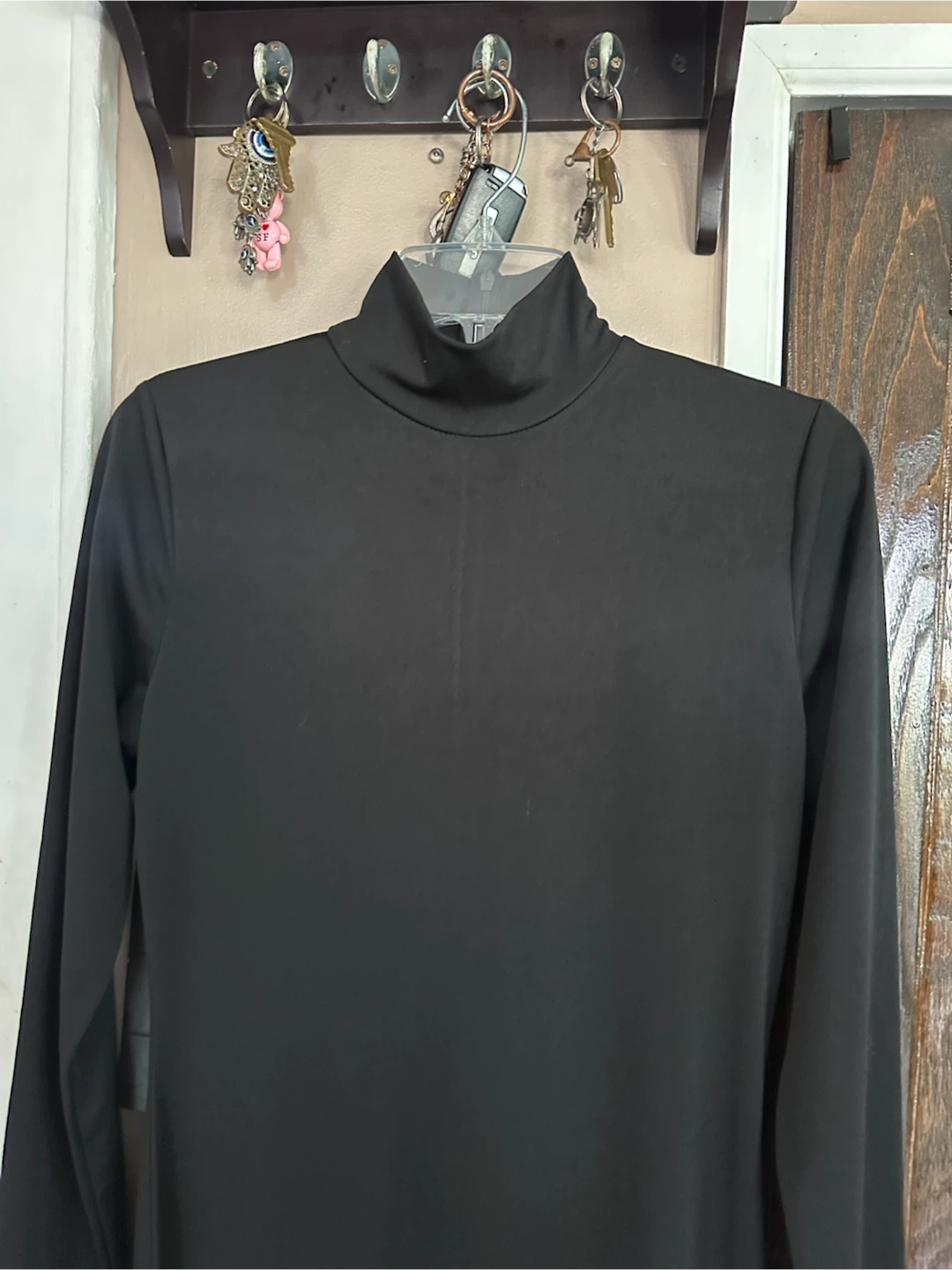 Black Turtleneck Maxi Dress - photo 2