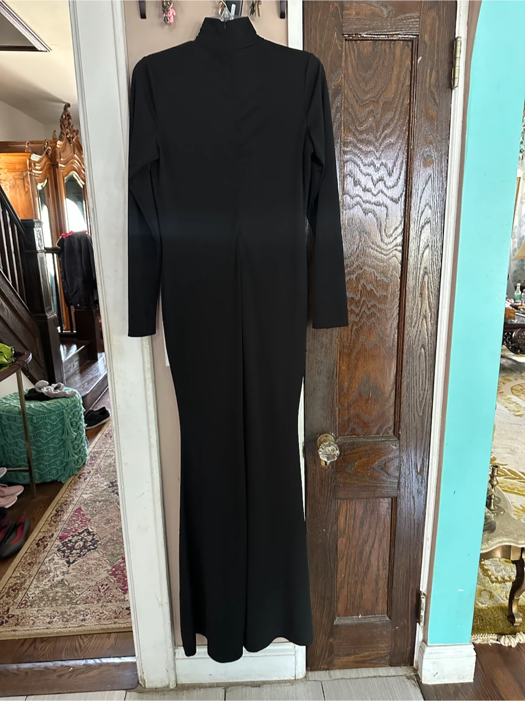 Black Turtleneck Maxi Dress - photo 5