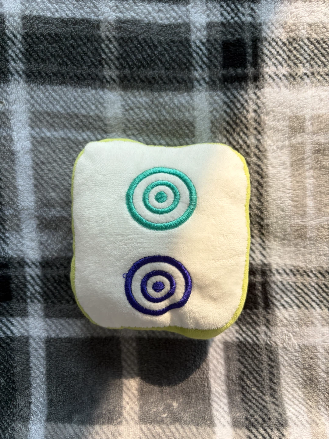 Plush Mahjong Tile Toy