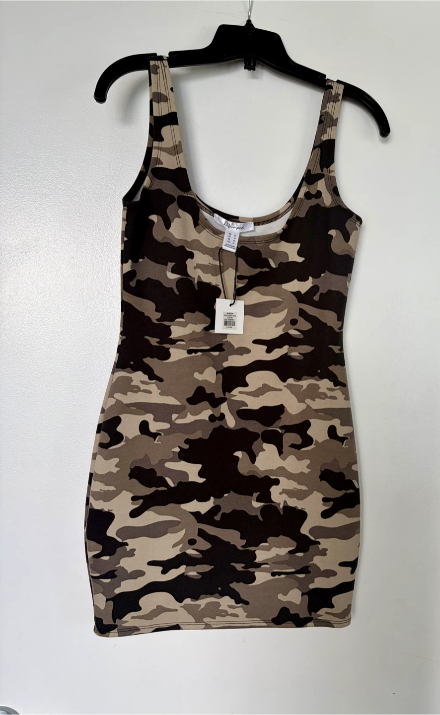 New Revamped Camo Mini Dress - Size M