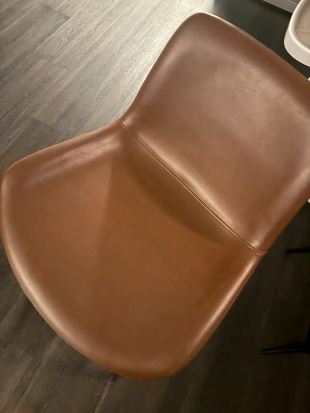 Leather bar stools x2 - photo 3