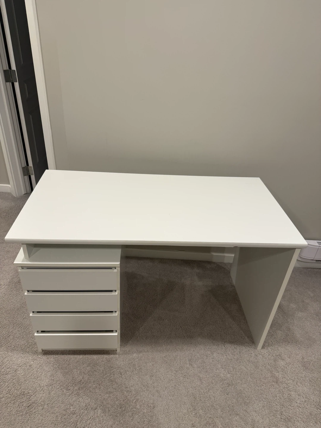 White Desk with 4 Drawers From JYSK