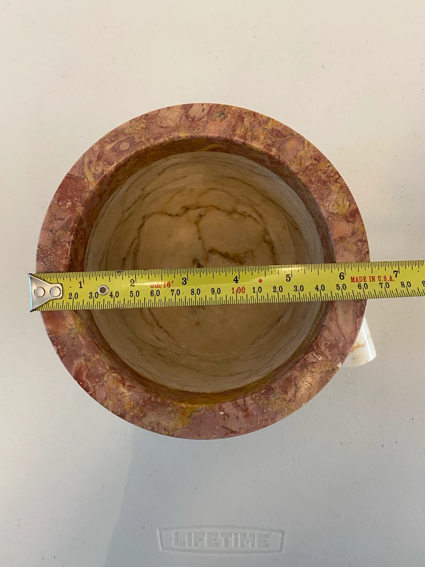 Large marble mortar and pestle - photo 5