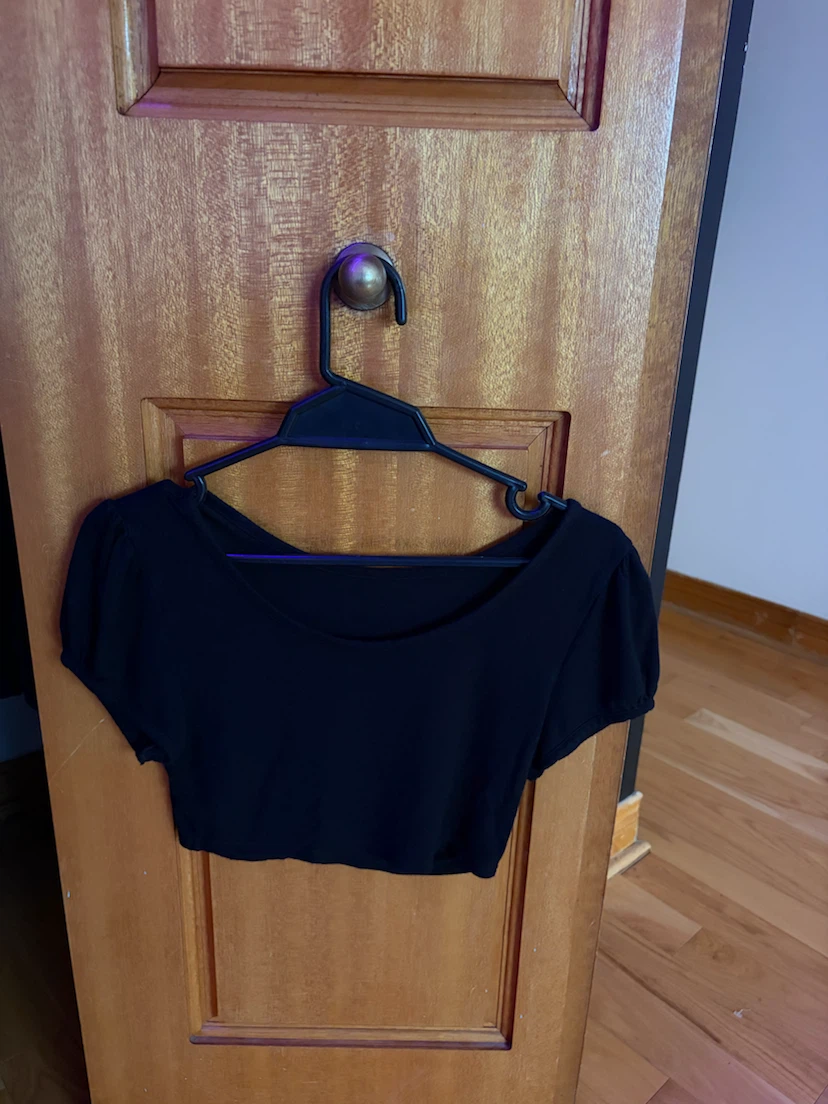 Black Crop Top