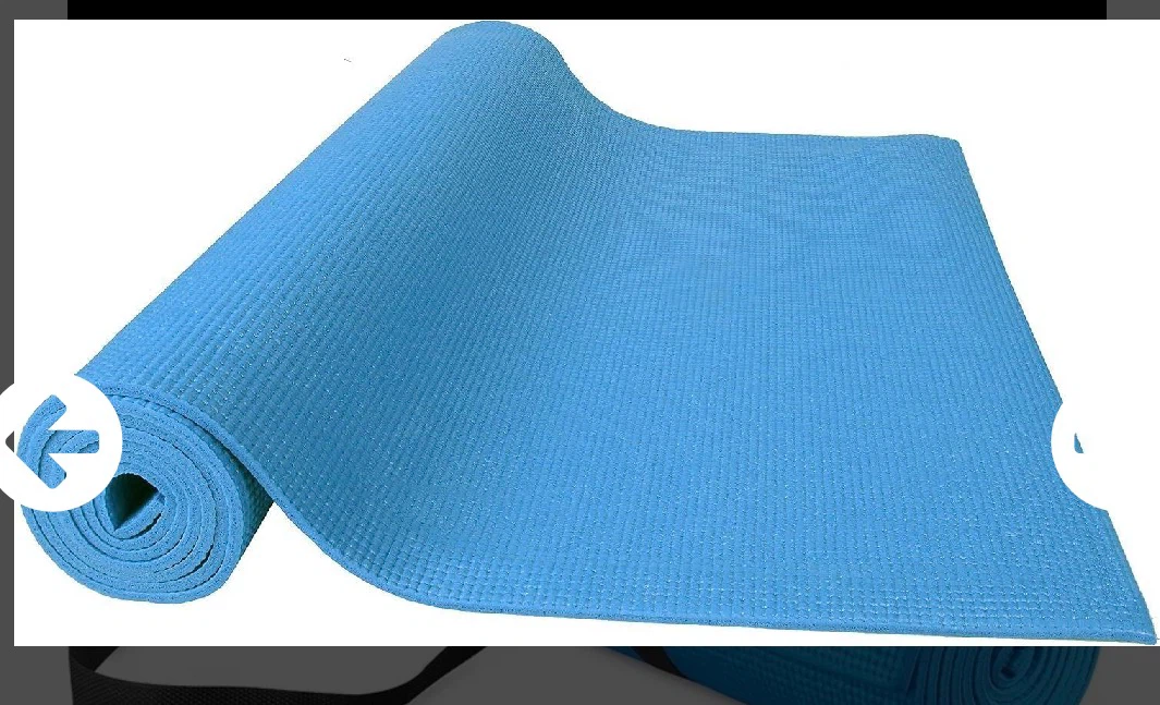 Blue Yoga Mat with Carry Strap - photo 3