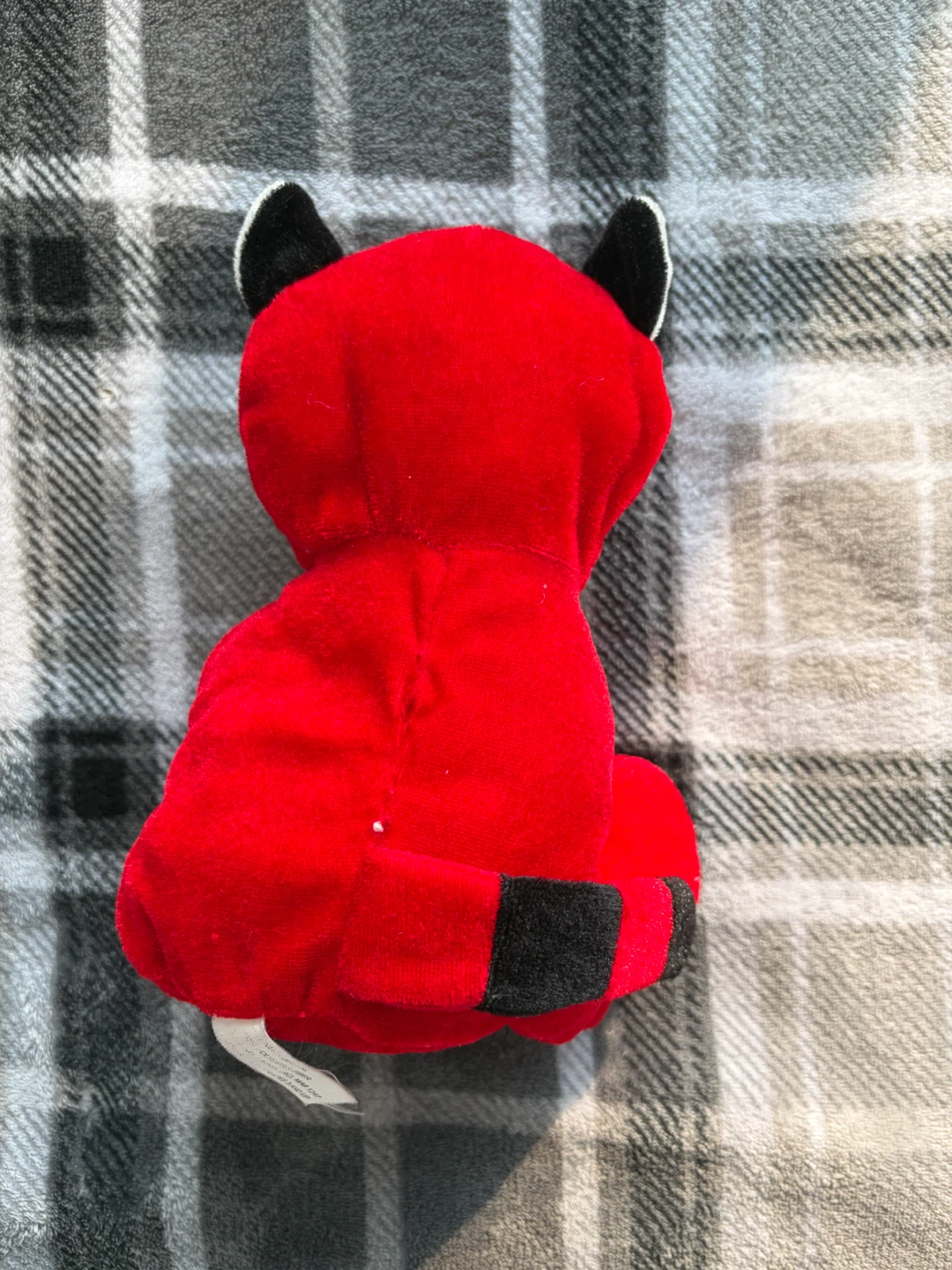 Red Raccoon Plush Toy - photo 3