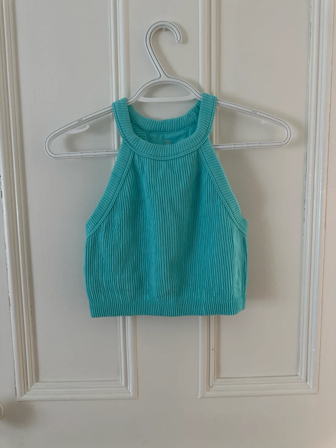 Aerie Ribbed Halter Crop Top