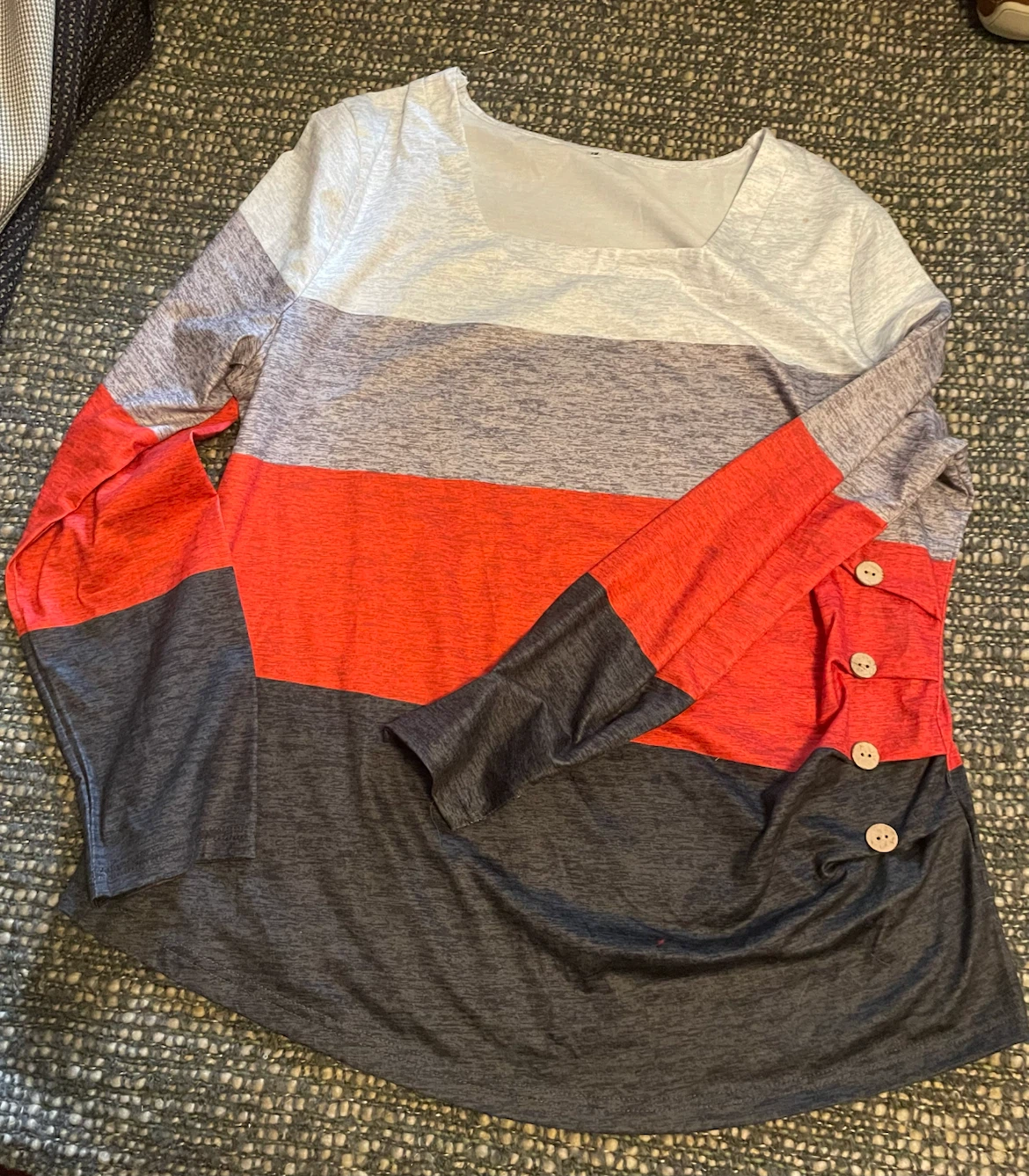Two Colour Block Long Sleeve Tops - photo 2