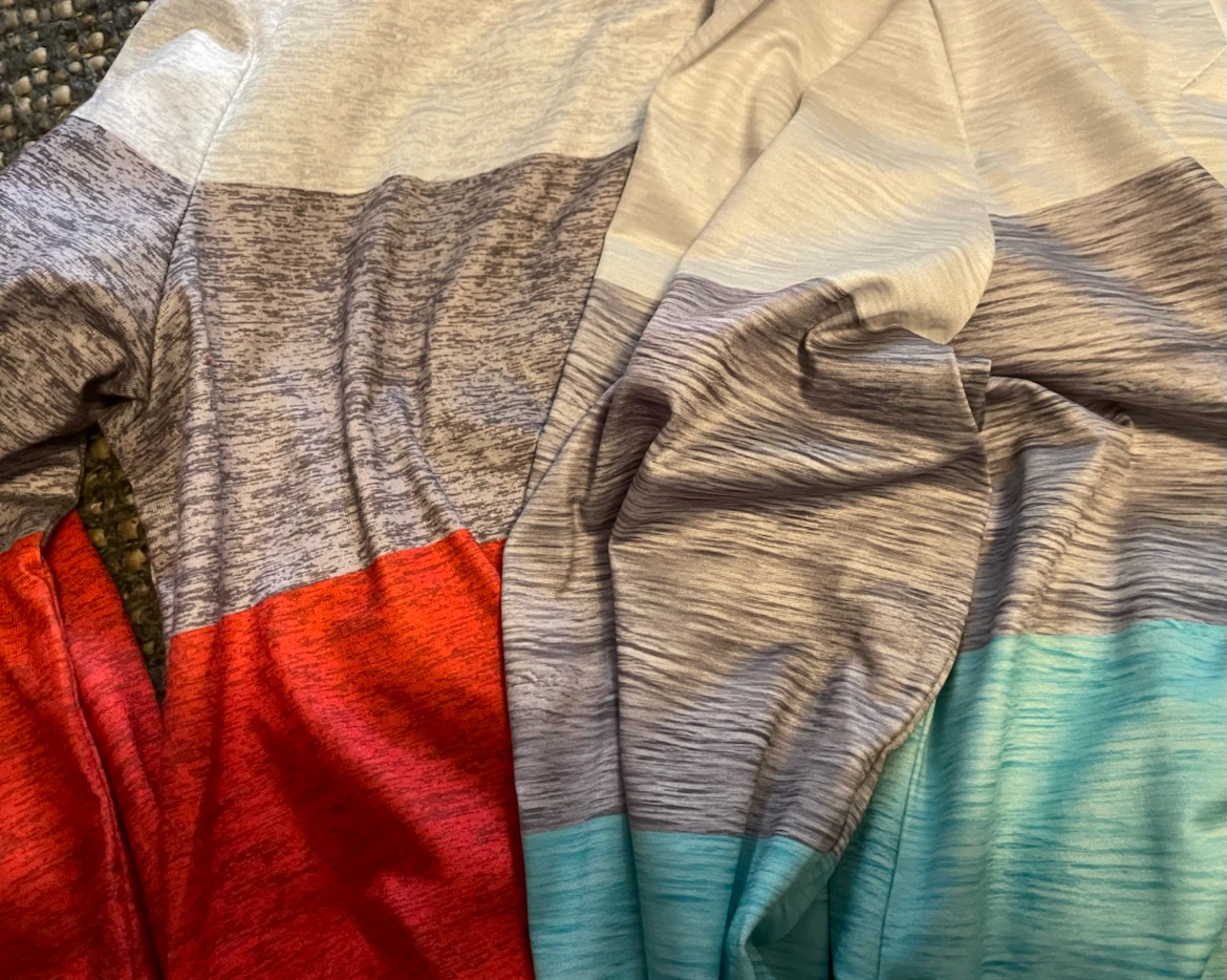 Two Colour Block Long Sleeve Tops - photo 4