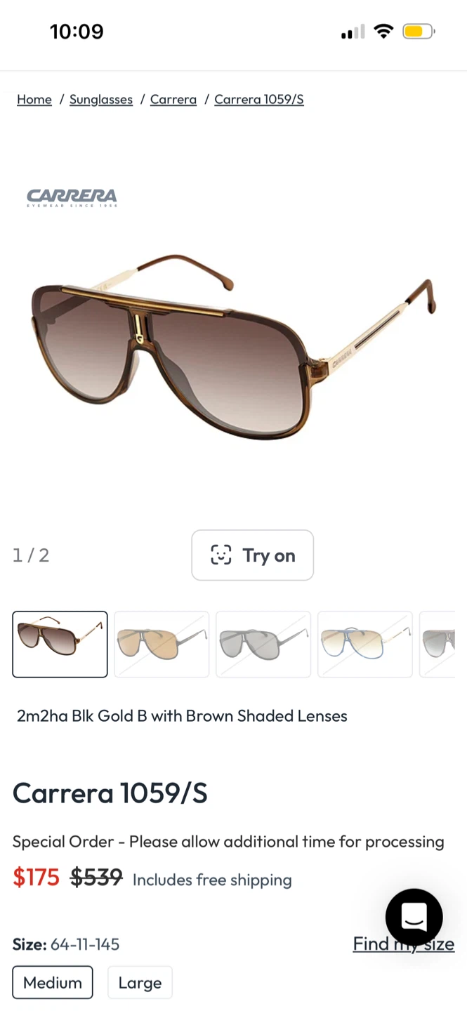 Carrera 1059/S Sunglasses - photo 4