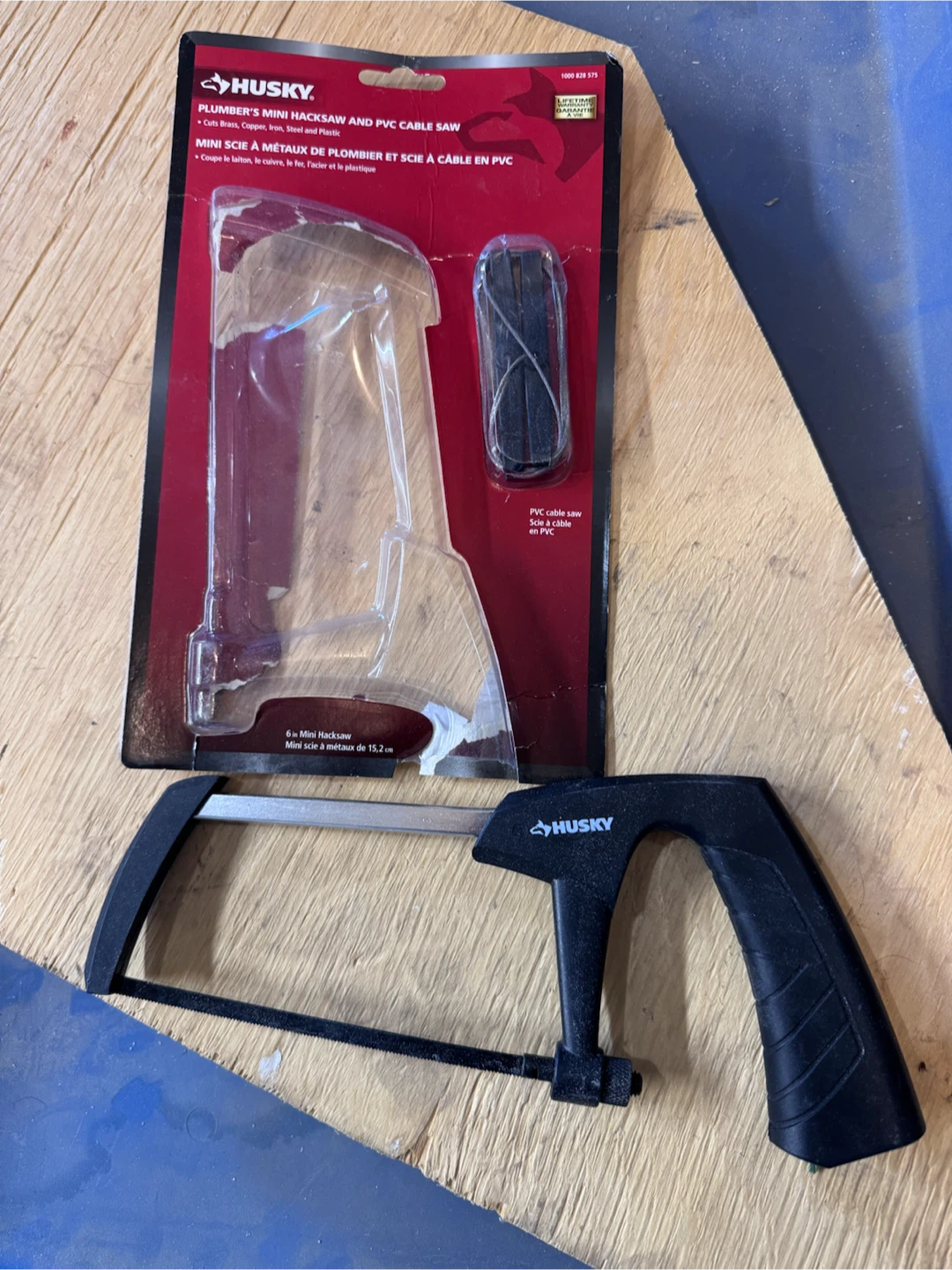 Husky Plumber's Mini Hacksaw and PVC Cable Saw Set
