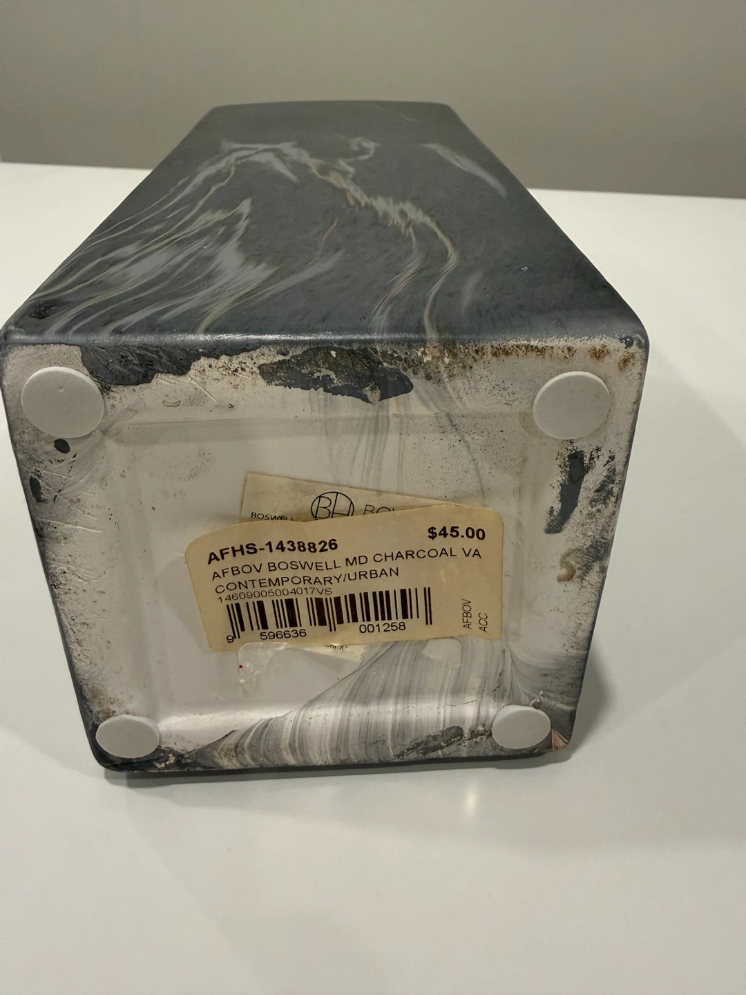 Boswell Medium Charcoal Vase - photo 4