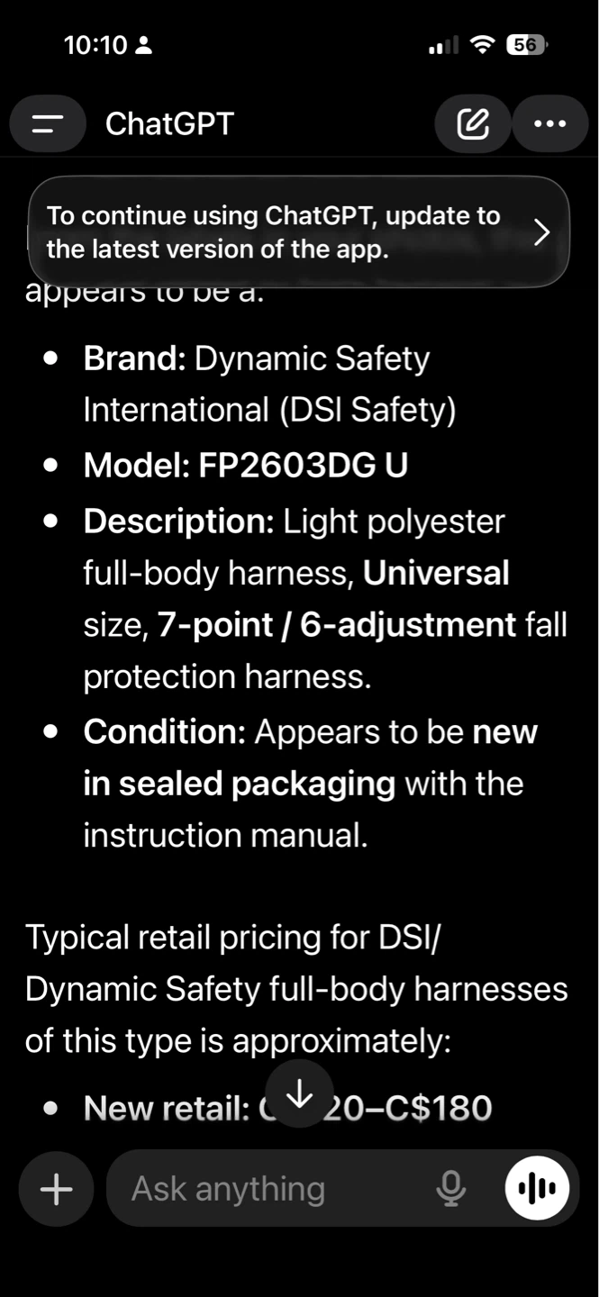 Dynamic Safety International Full Body Harness - photo 3