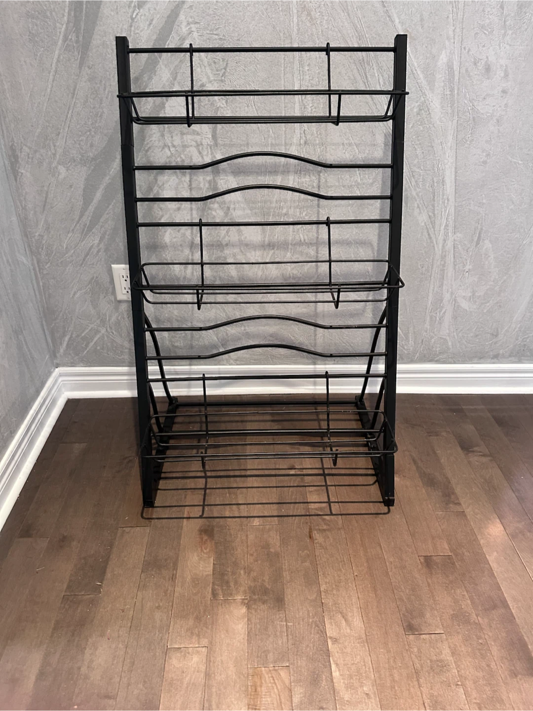 Black Metal Tiered Plant Stand - photo 2