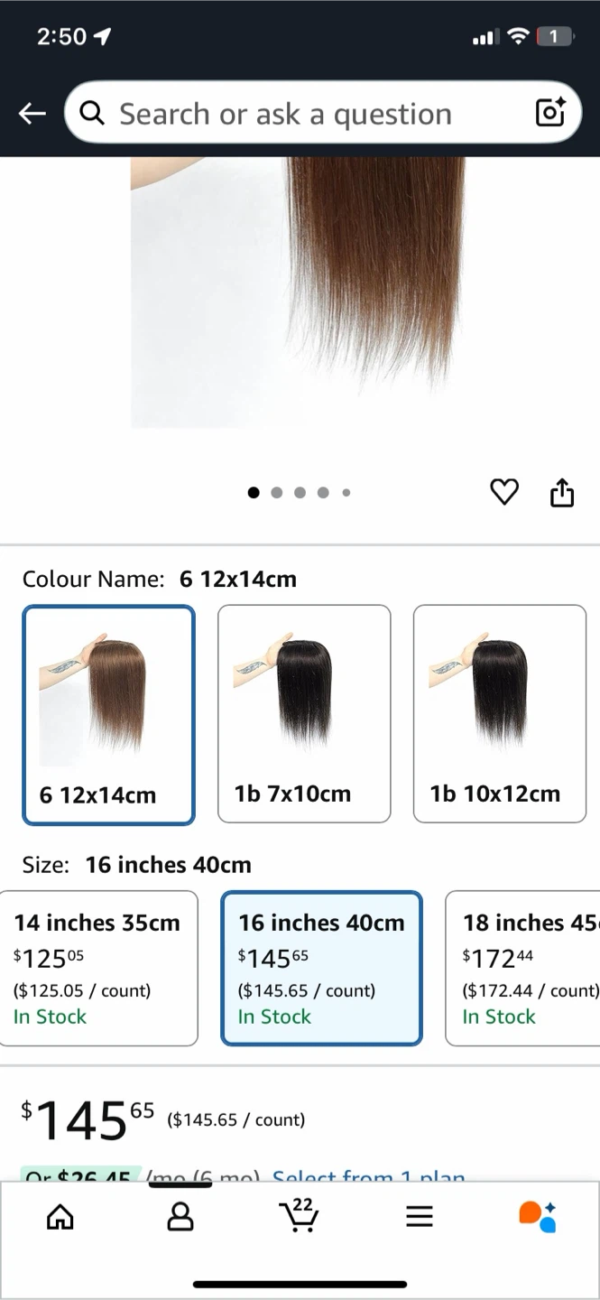 WAOCEO Human Hair Lace Base Hair Topper - 16 inches - photo 5