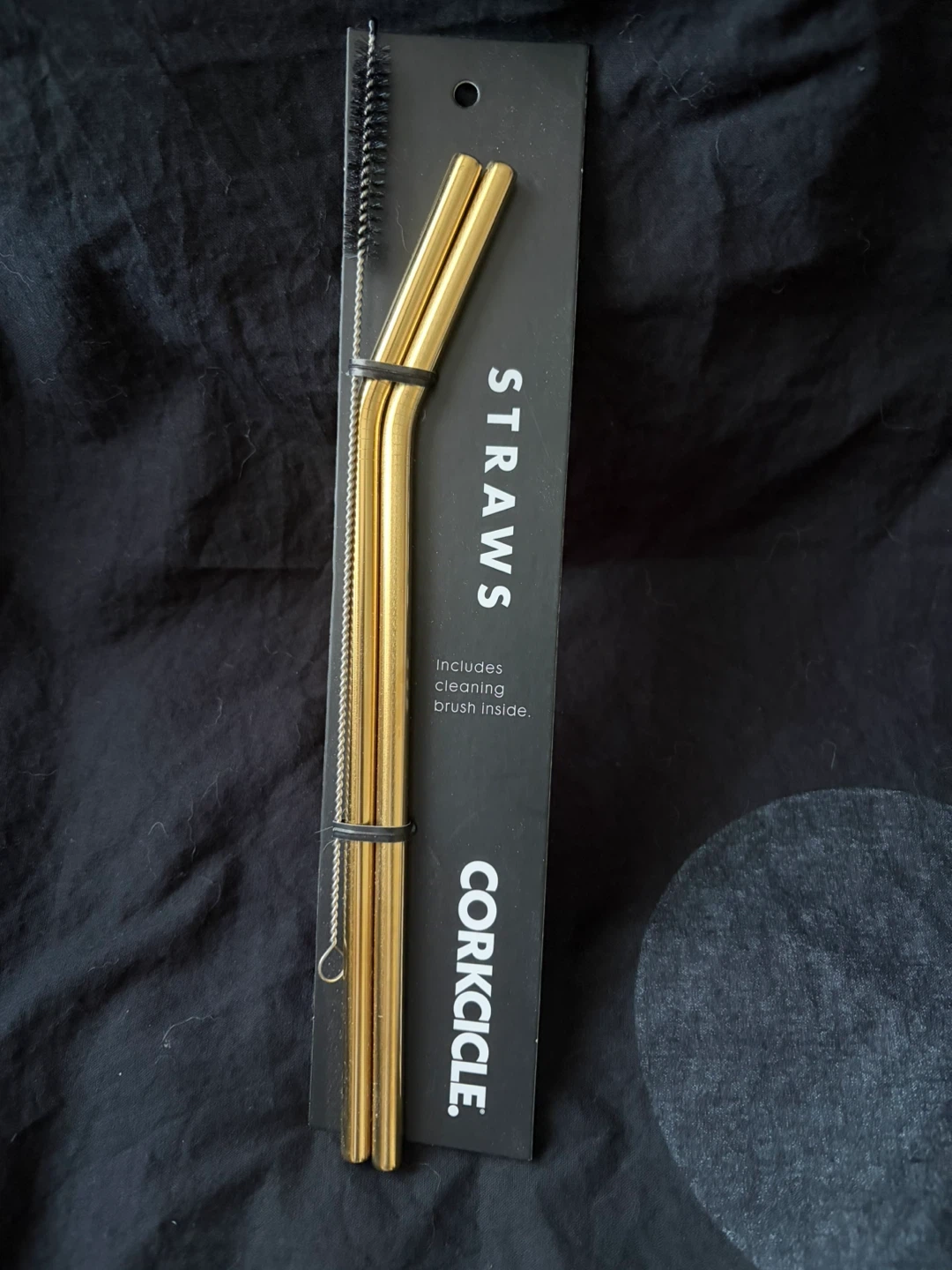 NEW! CORKCICLE Straws - Gold