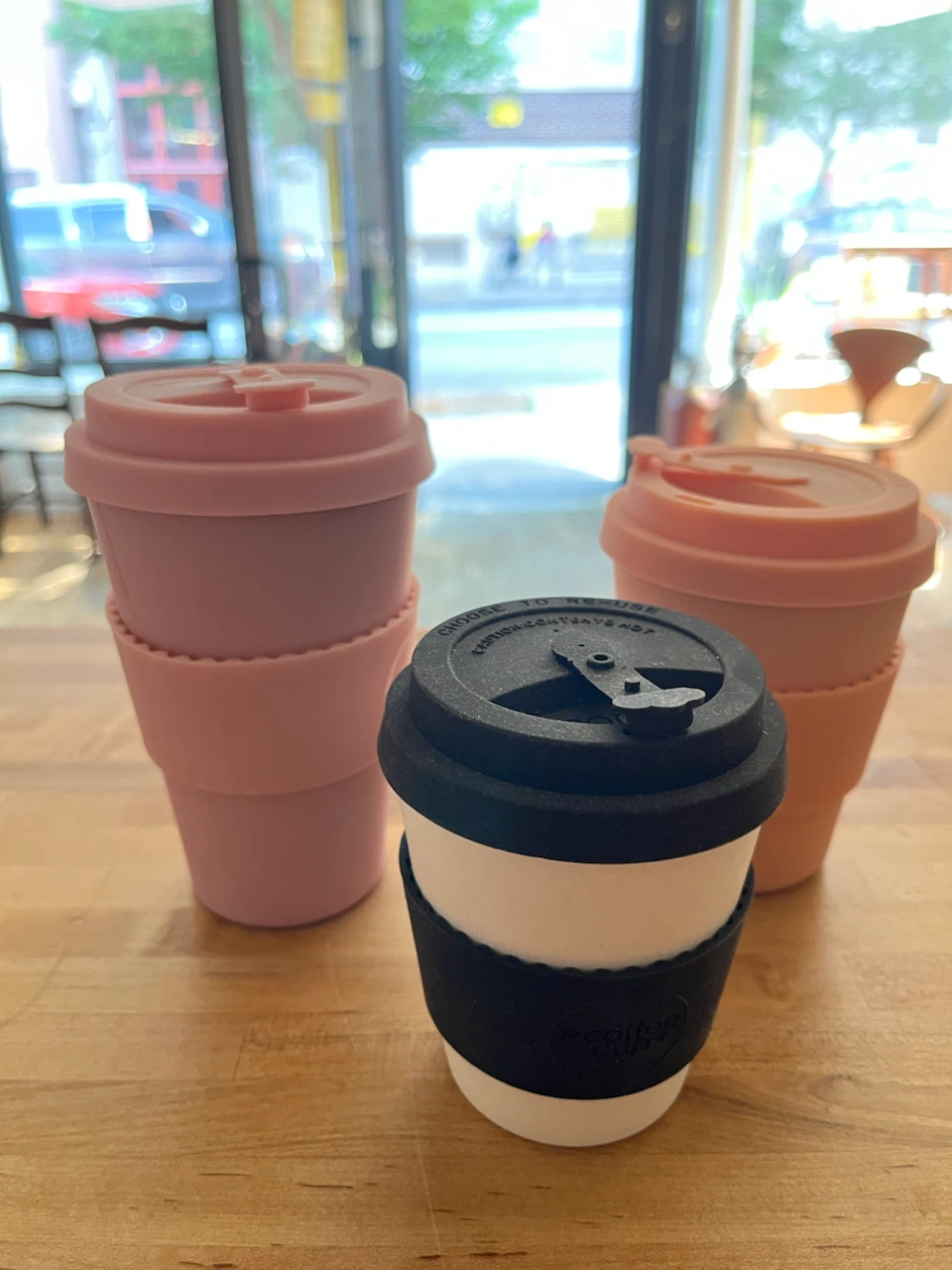 Eco Coffee Cup Reusable Travel Mug Set