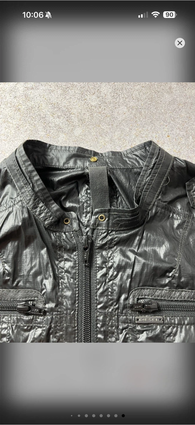 Diesel Black Jacket Size M - photo 3