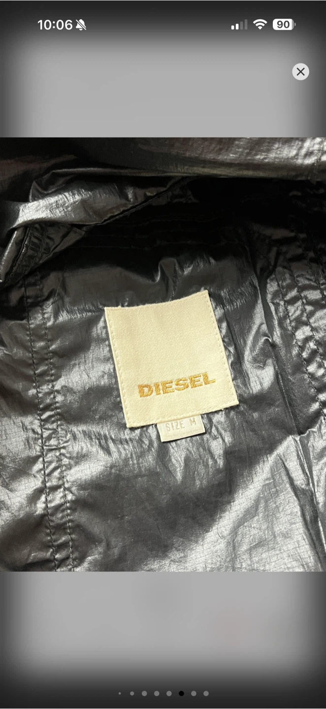 Diesel Black Jacket Size M - photo 4