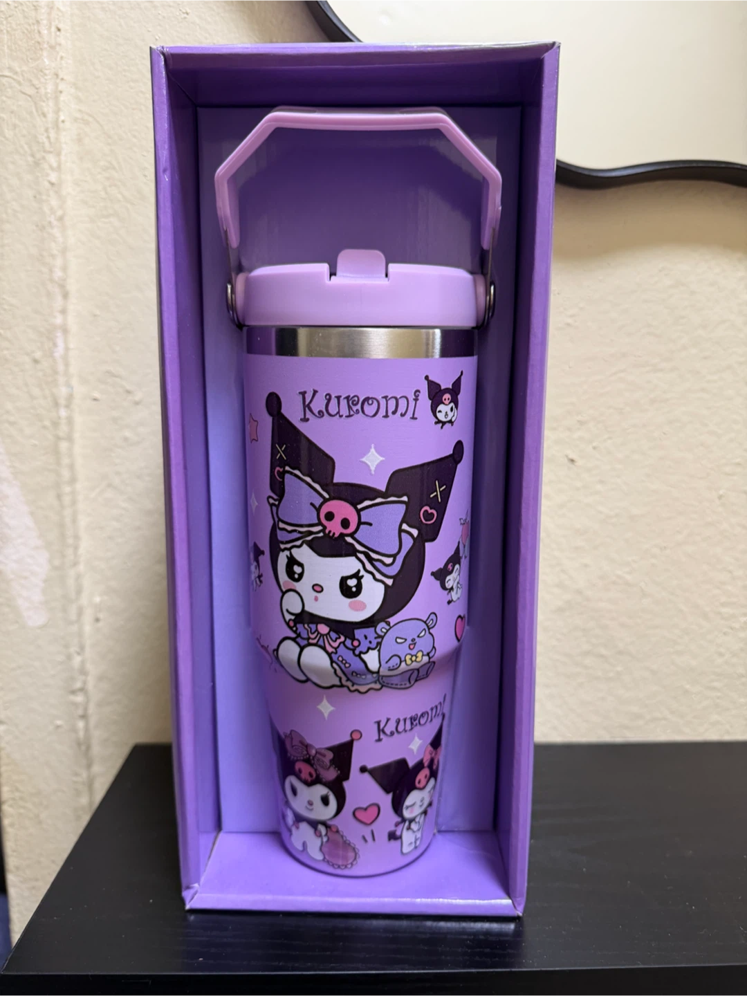 Kuromi Tumbler with Handle and Box - photo 2