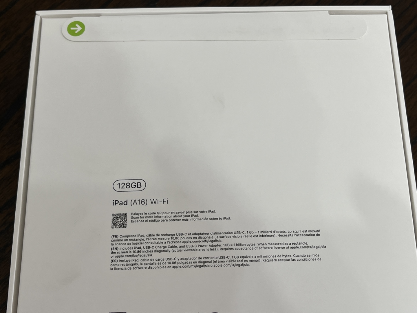 Apple iPad (A16) Wi-Fi 128GB, Brand new(sealed) - photo 2