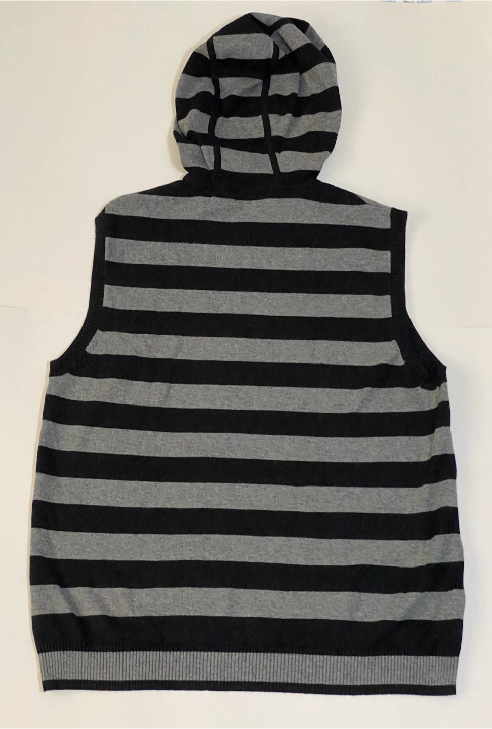 MEXX Striped Sleeveless Hoodie Vest - photo 3