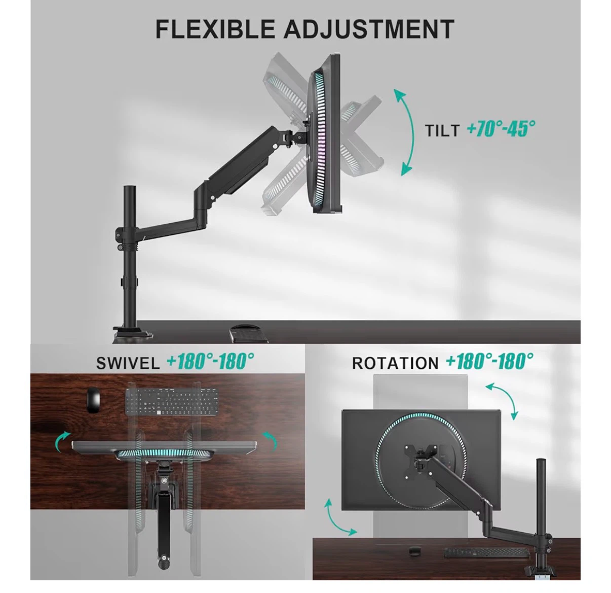 Single Monitor Desk Mount Stand - photo 2