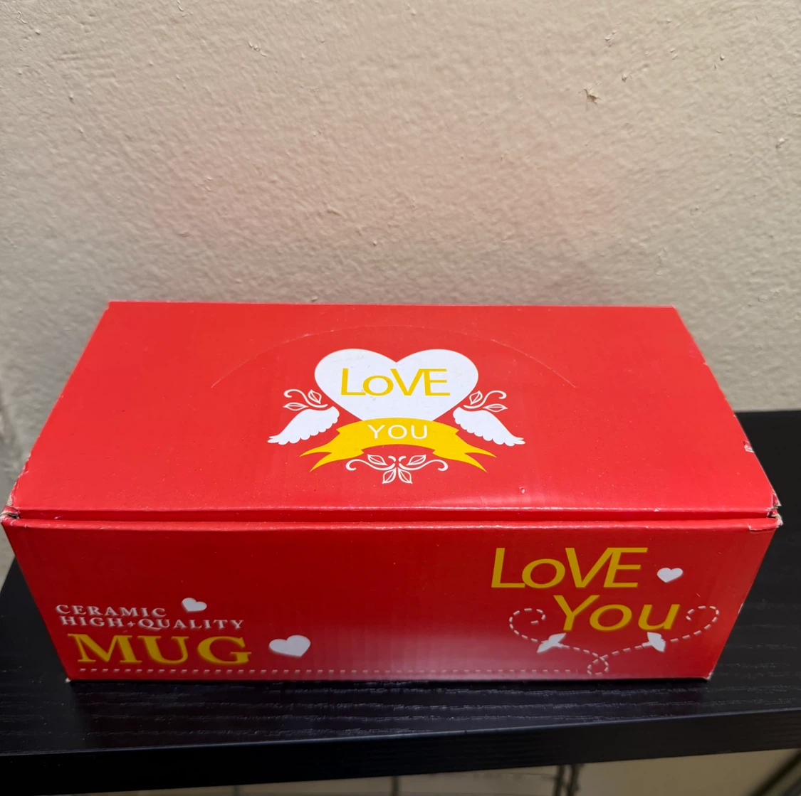 Love You Ceramic Mug Set with Spoons