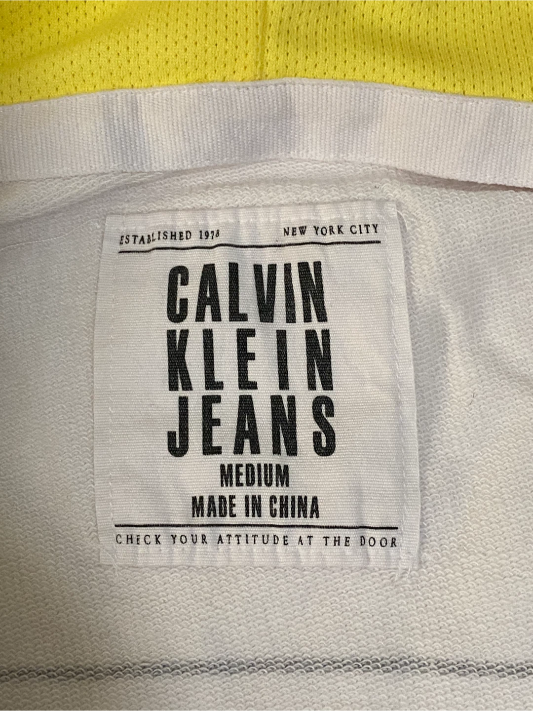 Calvin Klein Jeans Sleeveless Hoodie - Medium - photo 4