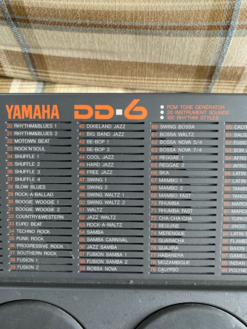 Yamaha DD-6 Vintage Digital Electronic Drum Set - photo 3