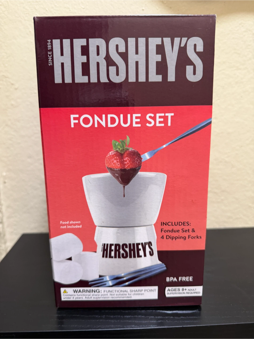 Hershey's Fondue Set with 4 Dipping Forks