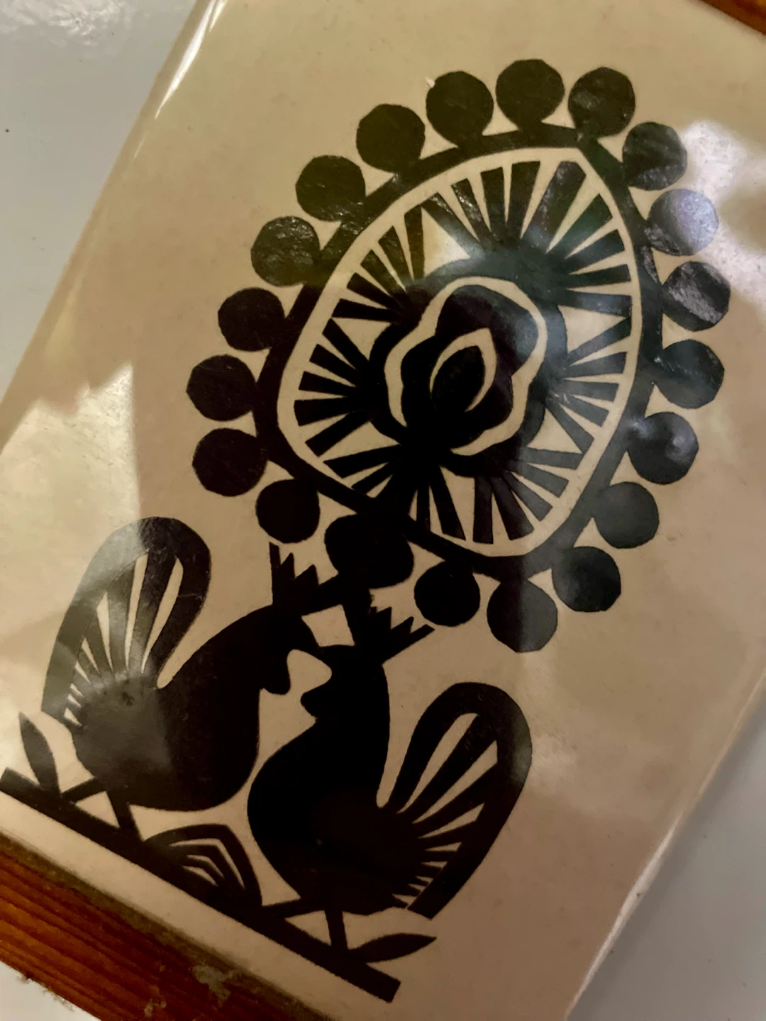 Decorative Wall Hanging with Folk Art Design - photo 2
