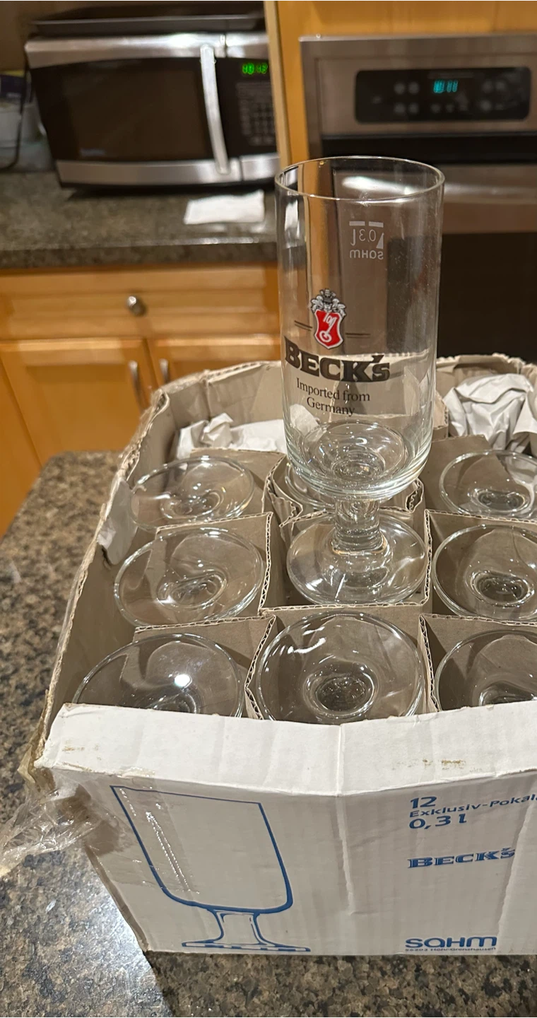 New Becks Beer Glasses - photo 2