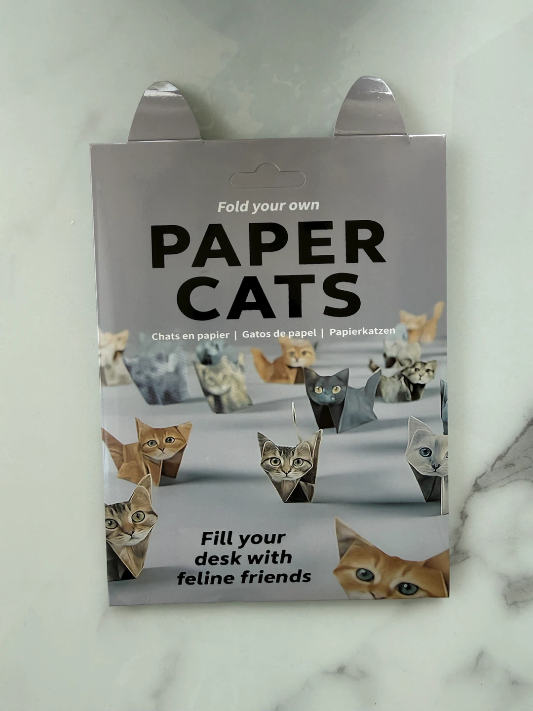 Fold your own Paper Cats Origami Kit