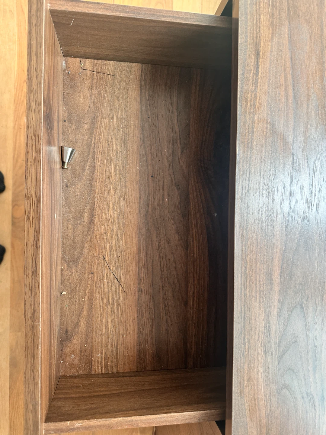 Mid-century Modern Walnut Console Table - photo 3