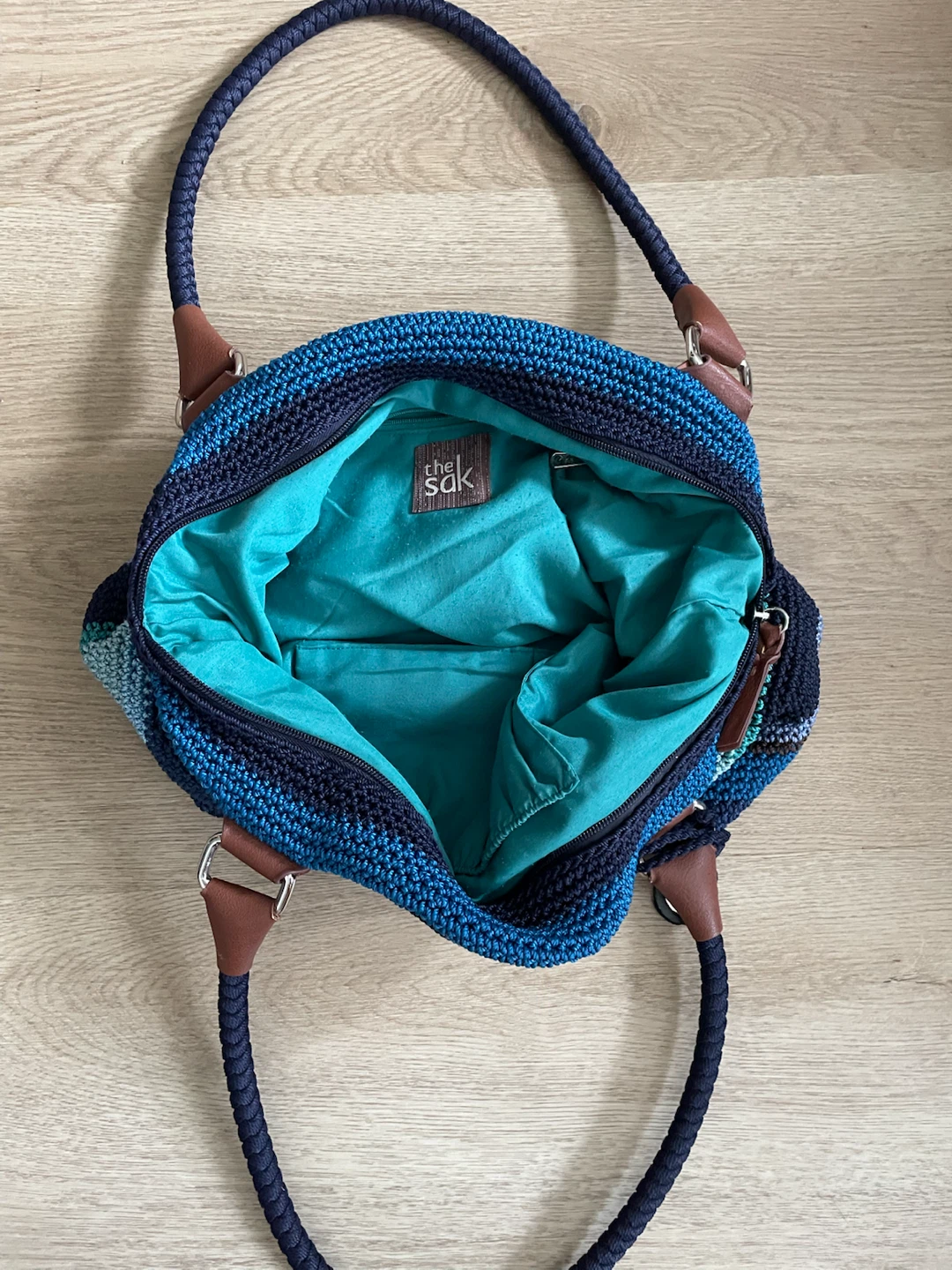 The Sak Crocheted Stripe Tote Bag - photo 3