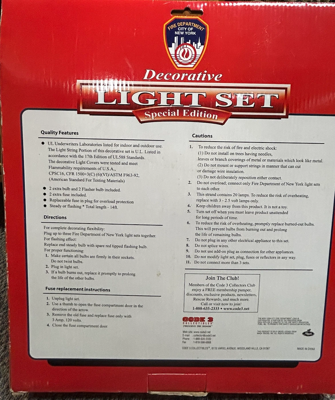 Fire Department Decorative Light Set Special Edition - photo 2