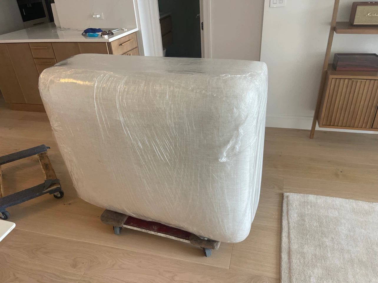 Dawson Extended Sofa with Ottoman, Beach Linen - photo 2