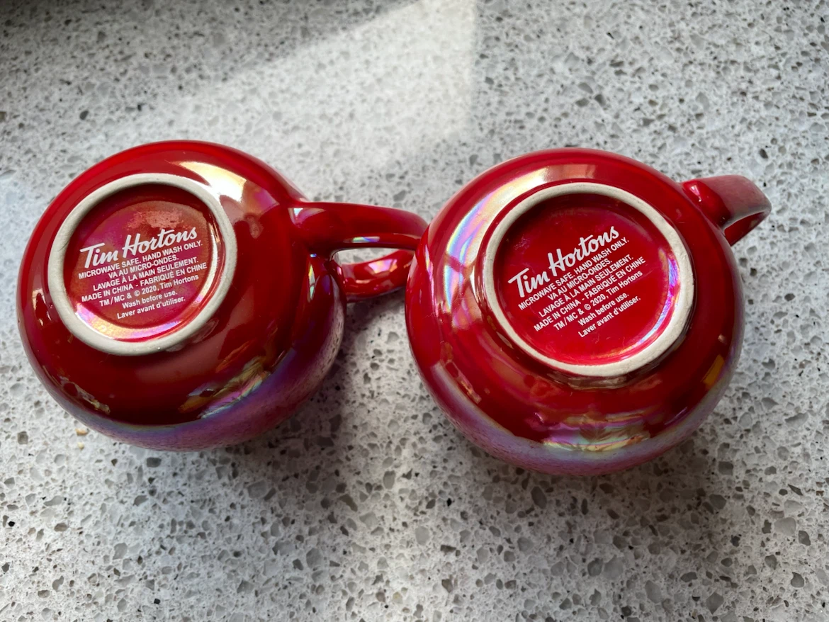 Tim Hortons Red Mugs (Set of 2) - photo 2