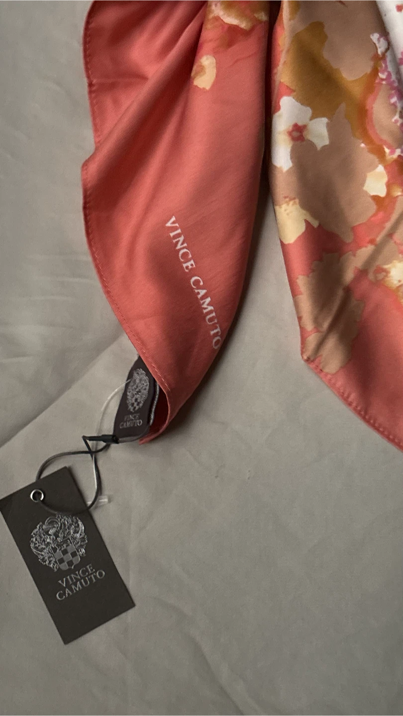 Vince Camuto Floral Print Silk Scarf - photo 3