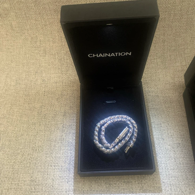 Chaînes et bracelet Chaînation plaqué or/argent - photo 3