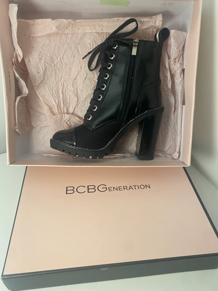 BCBGeneration Black Combat Boots