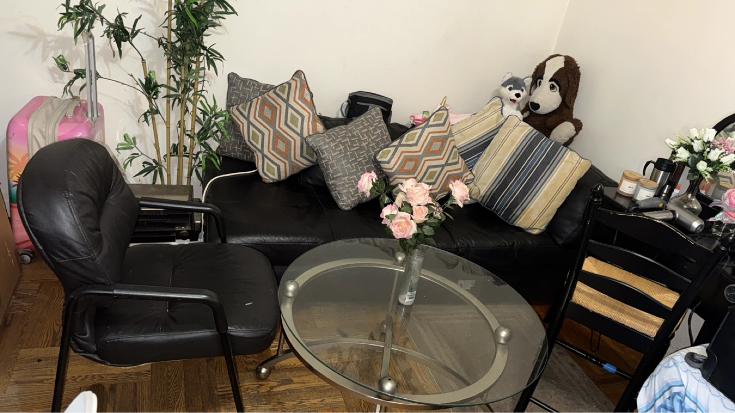 Black Leather Office Chair