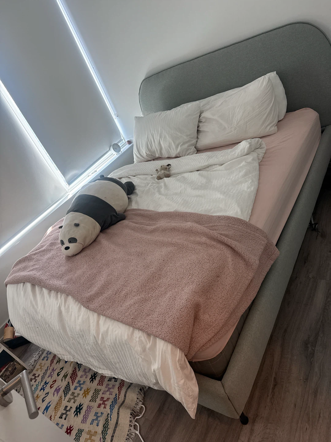 IKEA queen bed frame + mattress