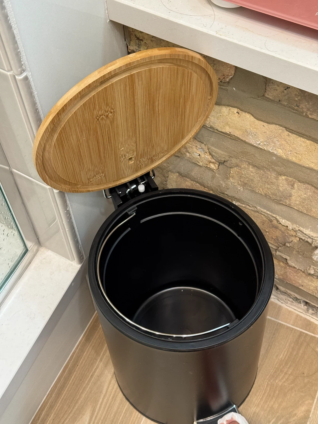 Bathroom Trash Can - photo 2