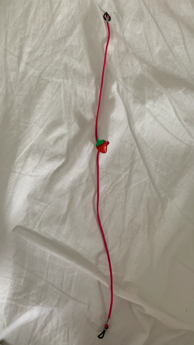 Strawberry glasses lanyard