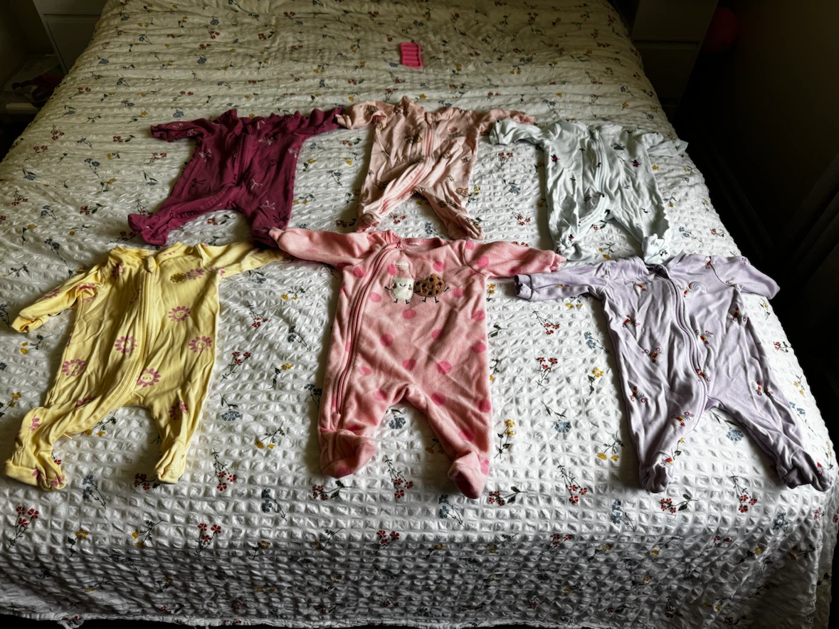 3 months Assorted Baby Sleepers and Onesies Bundle
