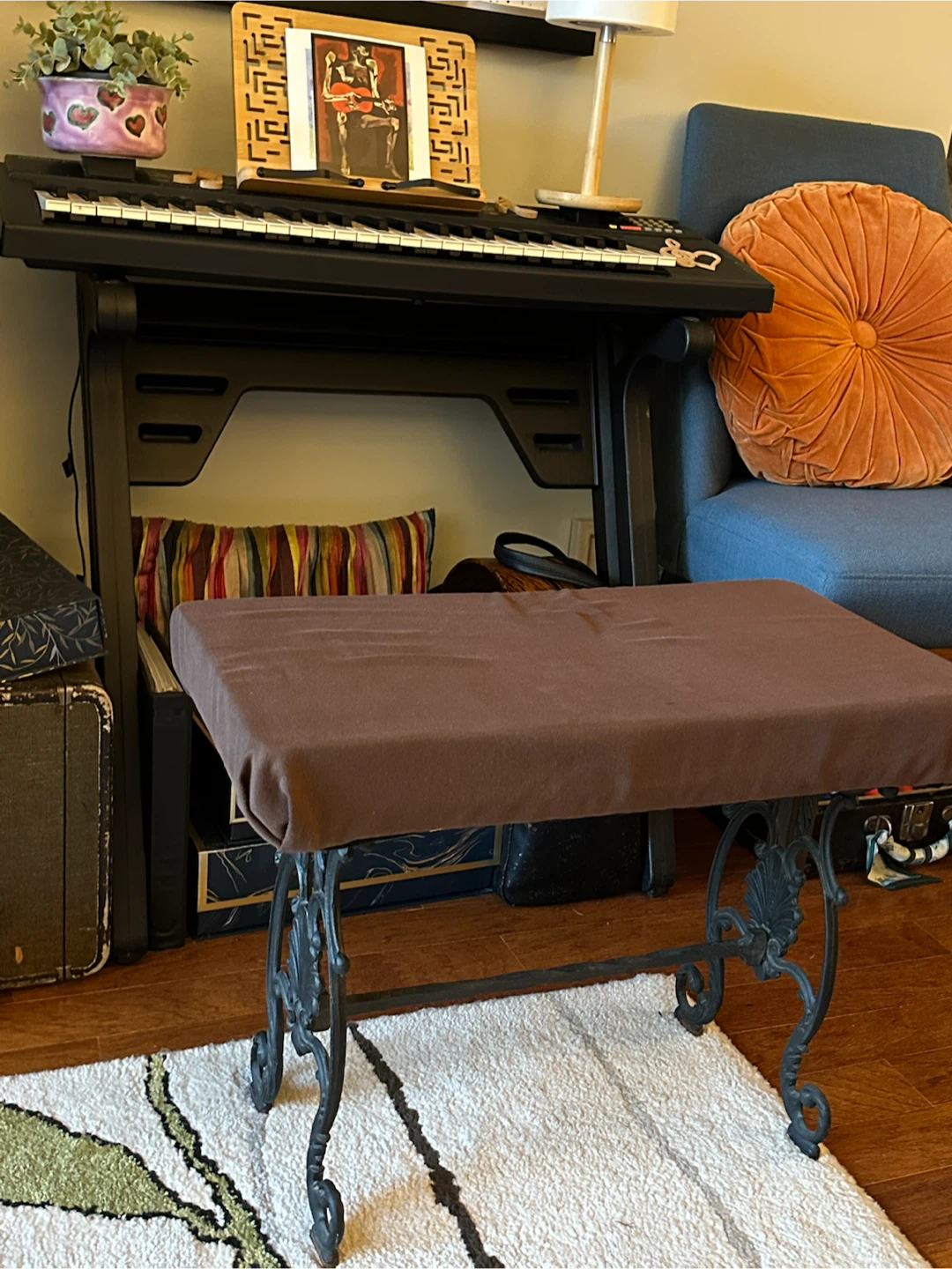 Cast Iron Piano Bench / Seat