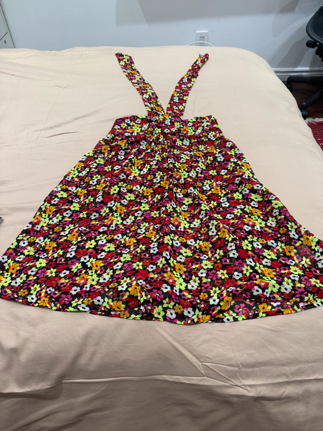 La Vie en Rose Aqua Floral Dress