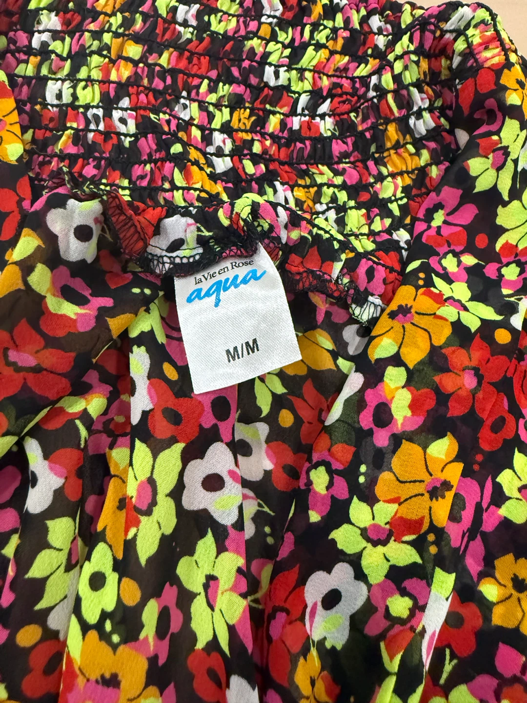 La Vie en Rose Aqua Floral Dress - photo 3